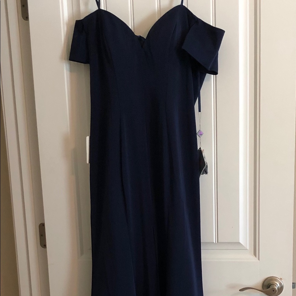 New with tags Navy formal gown size 12
